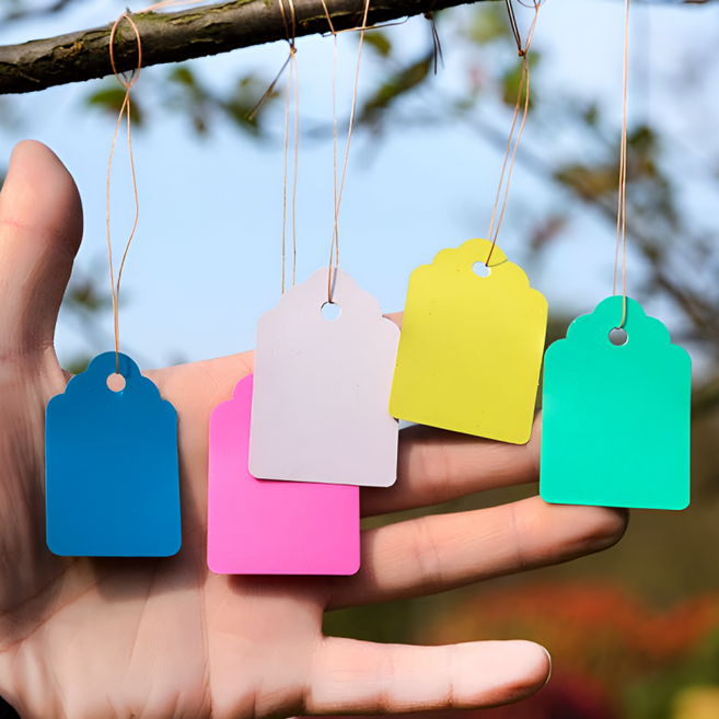 식물이름표 화분이름표 식물 라벨 방수 팻말 원예 플라스틱 표찰 정리 100p, 상세페이지 참조