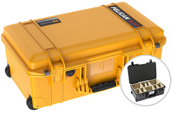 펠리칸 1535 WF 에어 케이스 호환 디바이더 세트, 펠리칸 1535 WF 옐로우, 1개