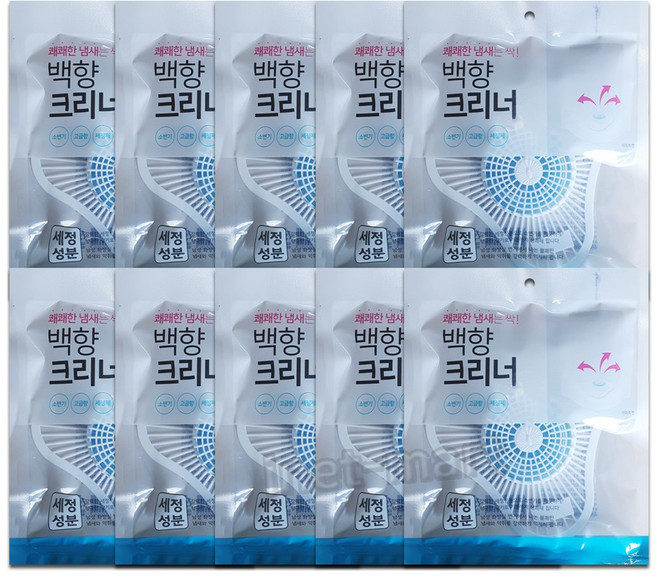 백향 크리너 남성 소변기용 세정제 1개입 / 화장실 나프탈렌, 10개