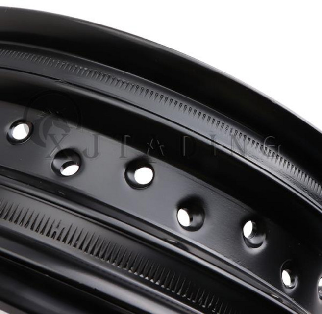 오토바이 휠 허브 알루미늄 합금 림 36 스포크 홀 전면 및 후면 휠 12 14 인치 3.00 2.50 1.85 1.40x12 14, 1개