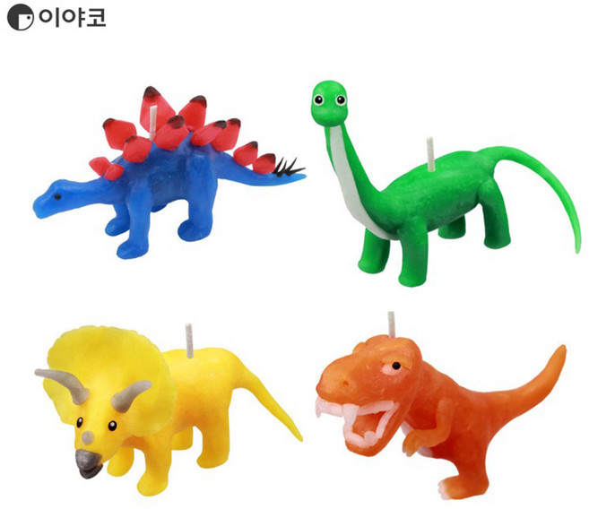이야코 공룡나라 공룡 양초만들기 4종, 4세트