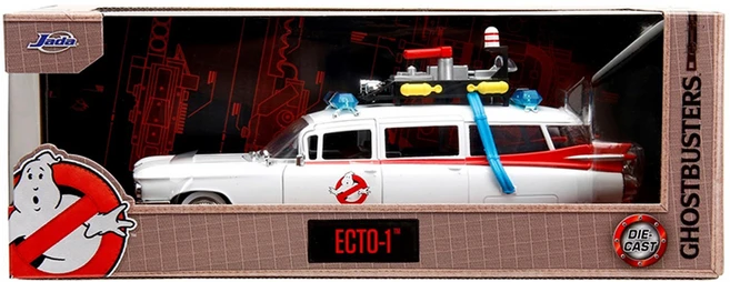 1/24 고스트 버스터즈 엑토 Ecto-1 S23032 자동차 다이캐스트 피규어 (안전 포장 배송), 1개 - 쿠팡