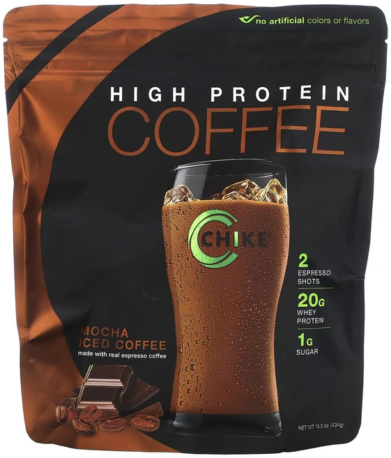 몸관리하세요 겨울입니다 Chike Nutrition 하이 프로틴 아이스 커피 모카 434g(15.3oz) 특별관리진행, ChikeNutrition하이프로틴아이스커피모카434g, 434g, 1개 - 쿠팡