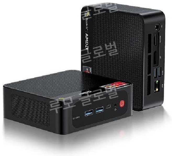 Beelink PC AMD Ryzen5 5560U(6C/12T 최대 4.0Ghz) 16G DDR4 500GB M.2 2280 NVMe SSD SER5 데스크탑 컴퓨터 4K 60Hz, R7-5700U 16G+500G, R7-5700U 16G+500G