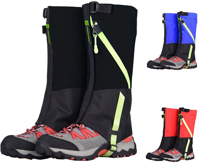 뱀물림방지 산악용각반 산행 소형롱스패츠, 레드