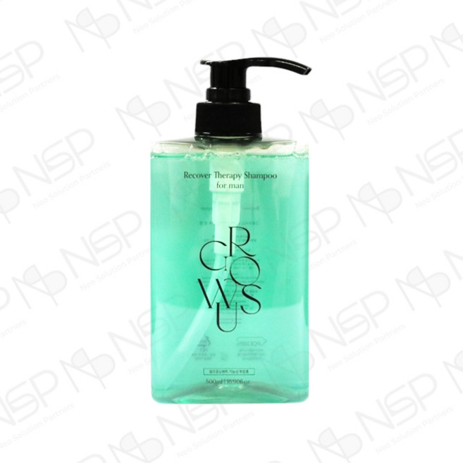 [남성중/복합성] GROWUS 그로우어스 리커버 테라피 샴푸 포 맨 약산성 샴푸, 1개, 500ml