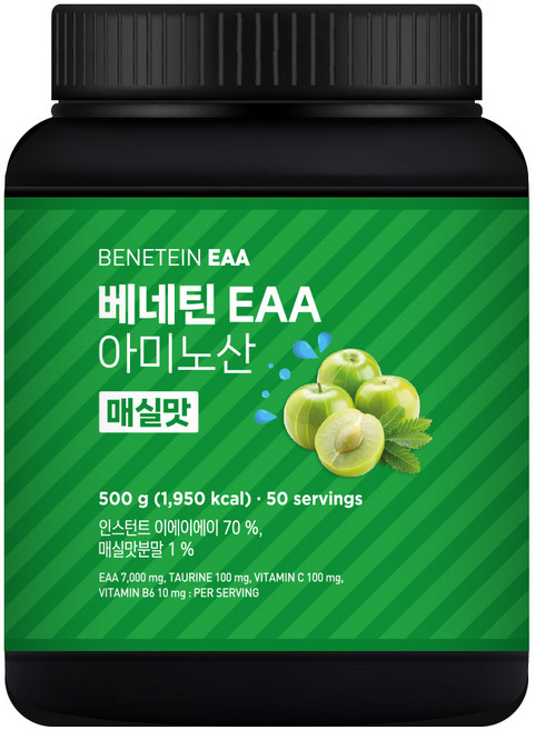 베네틴 EAA 7000 필수 아미노산 보충제 매실맛, 1개, 500g
