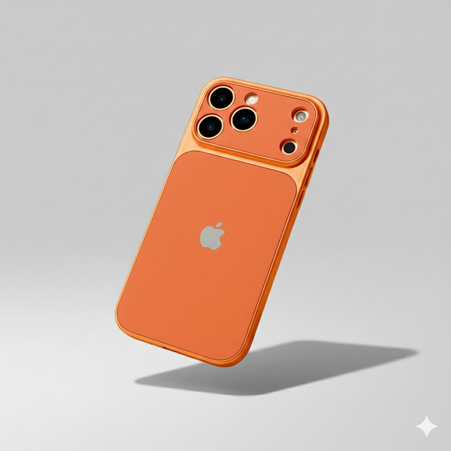 아이폰17프로/맥스 변색방지 무광 슬림 가죽 고급케이스