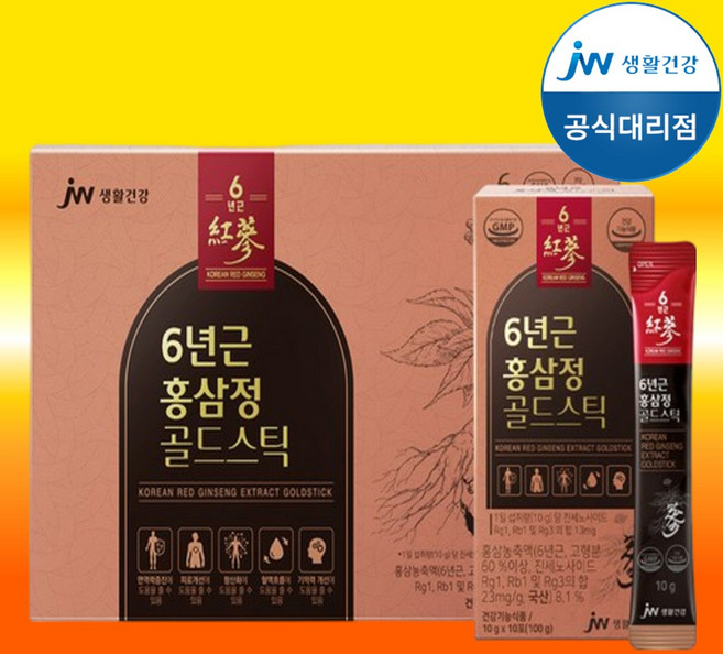 JW중외제약 6년근 홍삼정 진세골드13 스틱, 300g, 1개