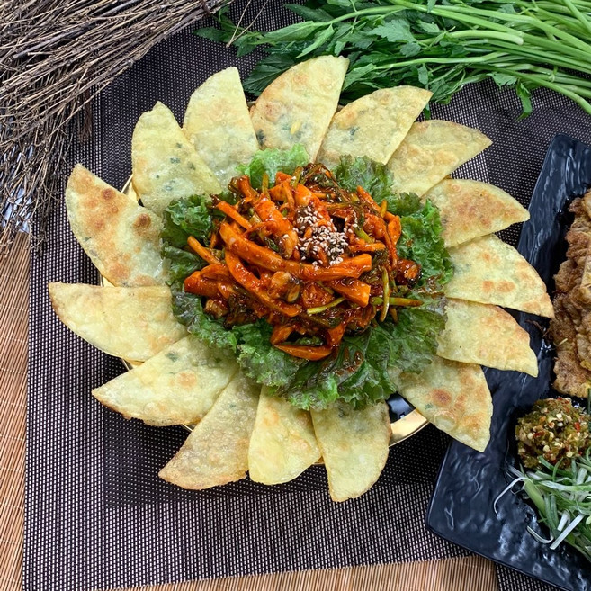 칠성반고개무침회 오징어무침회 미성당 납작만두 회무침, 1세트, 대구반고개무침회