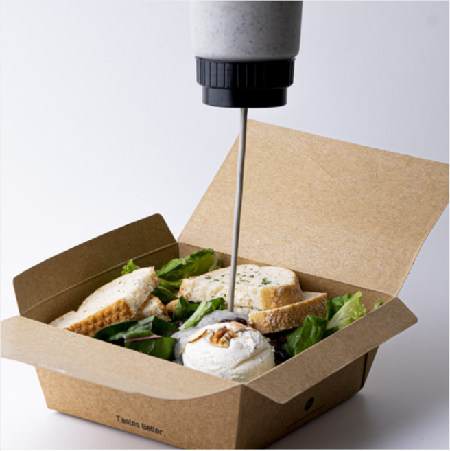 프리미엄 신형 거꾸로 케첩 마요네즈 시럽 머스터드 소스 FIFO 서브웨이 470ml 키친 주방 카페 알뜰 밀폐 소스통(일반소스용), 옐로우 노즐(액상소스용), 1개