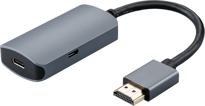 SKY HDMI to C 어뎁터 / HDMI 허브[TCL RayNeo 공식스토어], 1개, 100mm