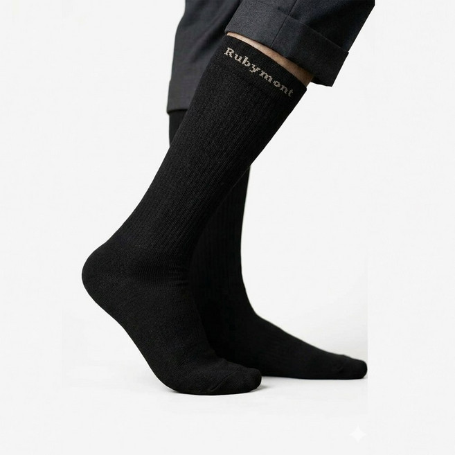 Rubymont 優品網 第三代竹炭除臭無痕紳士襪/西裝襪