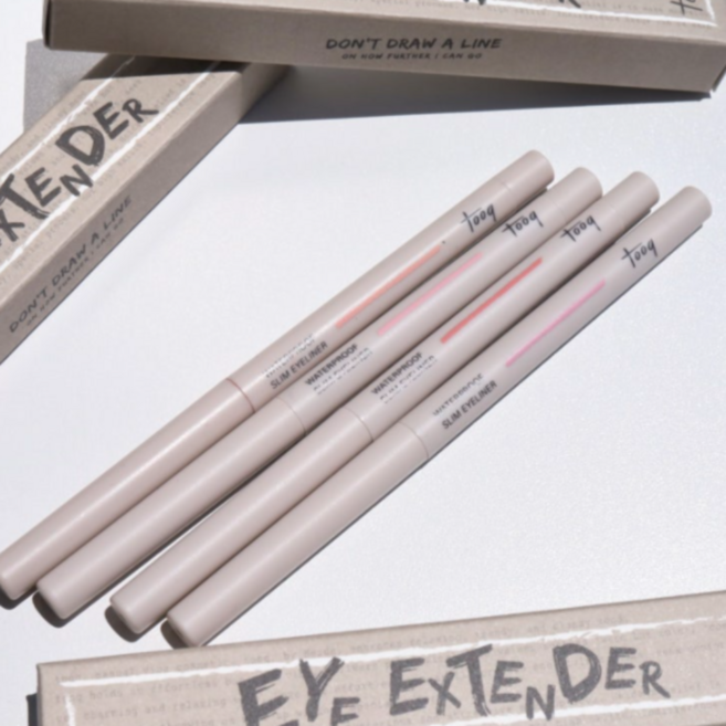 NEW 투크 아이 익스텐더 워터프루프 슬림 아이라이너 밑트임 도화안 번짐없는, 1개, #쿨티어