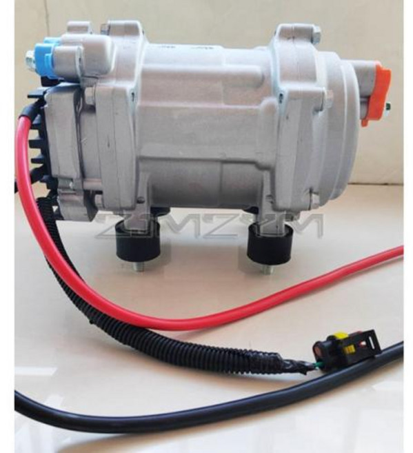 무시동에어컨 주차 컨트롤러 포함 전기 압축기 유닛 자동차 트럭 버스 트랙터 적합 12V 24V 화물차, 3) 24V integrated
