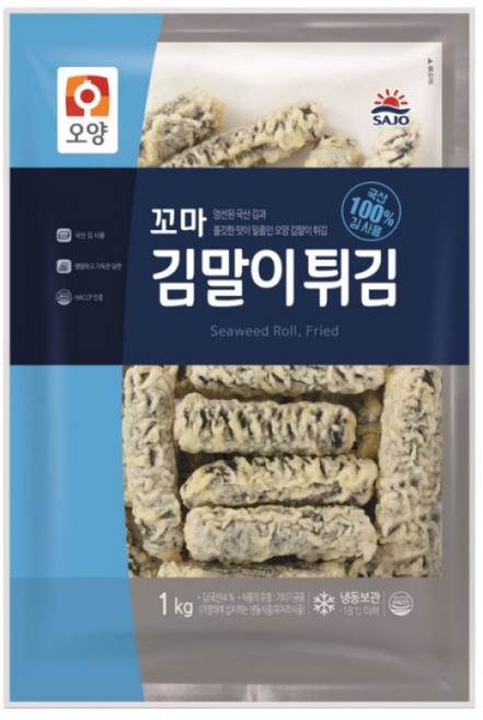 사조오양 꼬마김말이튀김 1kg, 6개