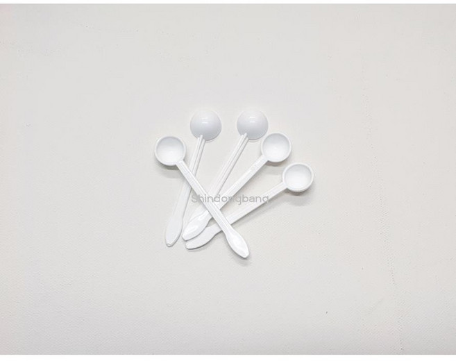 약스푼 1g 계량스푼 1g스푼 10개 플라스틱스푼, 1세트