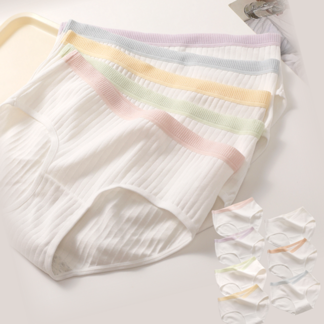 BDYP 사춘기 여학생 면스판 요일 팬티 청소년 소프트핏 속옷 7매 세트