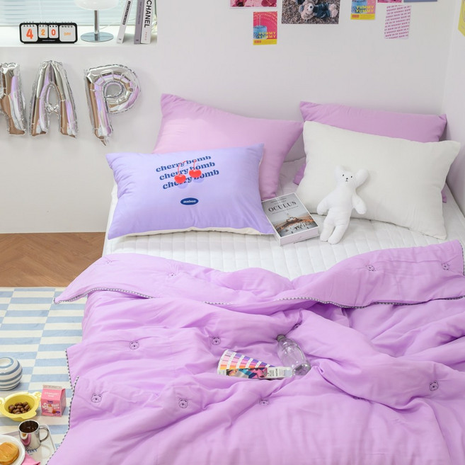 슬리안 렌징 모달 100% 항균 알러지케어 사계절 차렵이불 세트