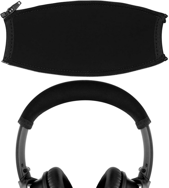 [호환]보스 QC25 QC35 II 2세대 qc45 쿠션 커버 패드 헤드 밴드 지퍼식, 헤드밴드 커버[뜨개질]