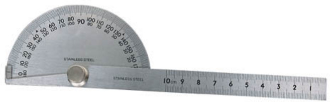 블루텍철직자 분도기 BD-No.19 BD-No.19 (old JN15-90) A_90|B_204|눈금자_100 1EA 1212125 4000947, 1개