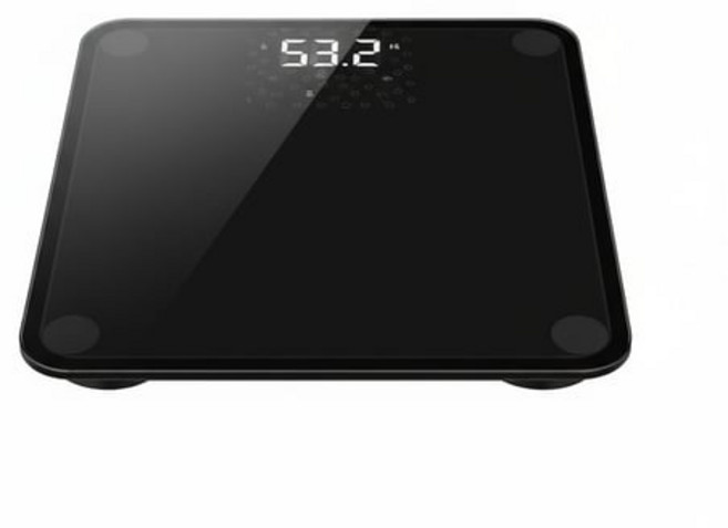 쿠잉전자 가정용 디지털 LED 체중계, BDS-260BK, 블랙, 1개