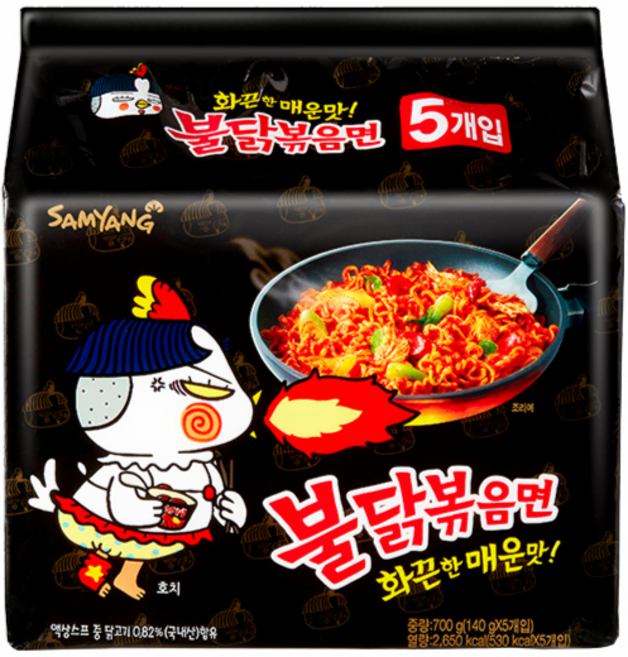 불닭볶음면 140g, 5개