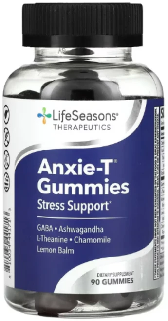 라이프시즌스 Anxie-T 구미젤리 스트레스 써포트 90개, 90정 - 쿠팡
