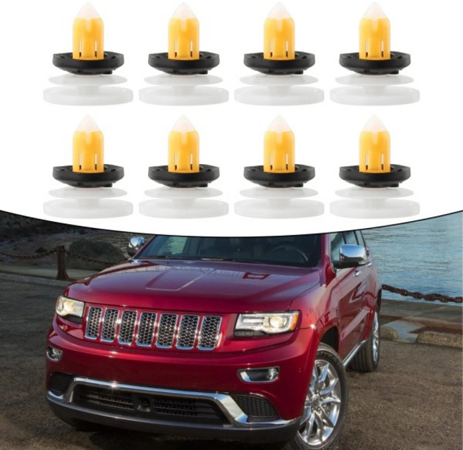 자동차 문짝 패널 클립 지프 레니게이드용 피아트 500X 용 나침반 자동차 액세서리 자동차 22.2mm 51987227, 01 빠른, 1개