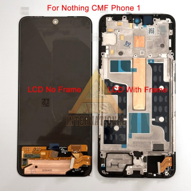 OLED 6.55인치 노씽 폰 (1) A063 CMF 1/ 2Pro 스크린 프레임 2 Plus/3A 용, 03 Nothing 1 BlackFrame, 1개