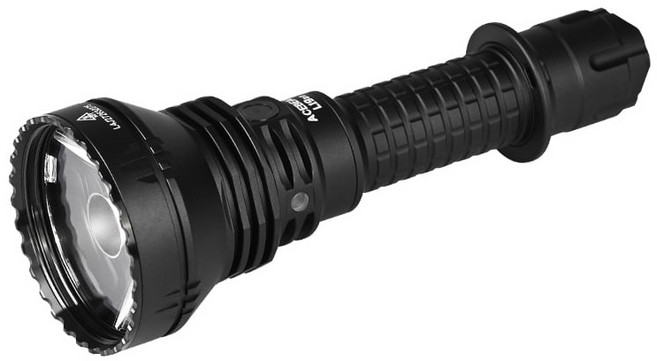 ACEBEAM L19 2.0 高性能遠射戰術手電筒 USB-C 21700電池 1650流明 1300米射程, 黑色白光SFT40(1083米/2200流明), 1個