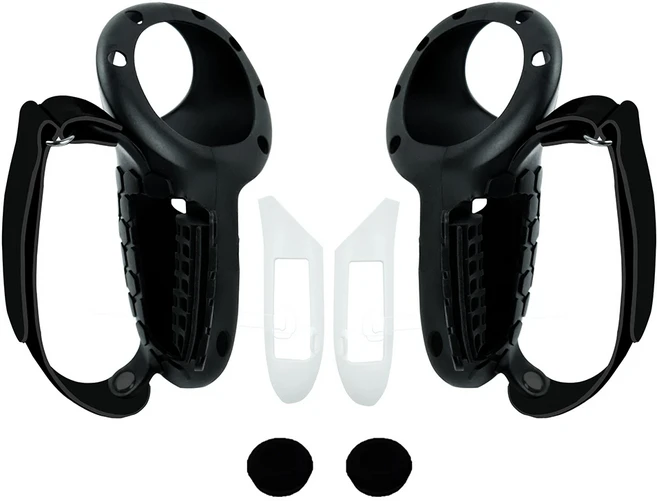 조절식 VR 컨트롤러 그립 너클 스트랩 편안한 배터리 커버 핸들 슬리브 메타 오큘러스 3 용, 01 C, 01 China Mainland