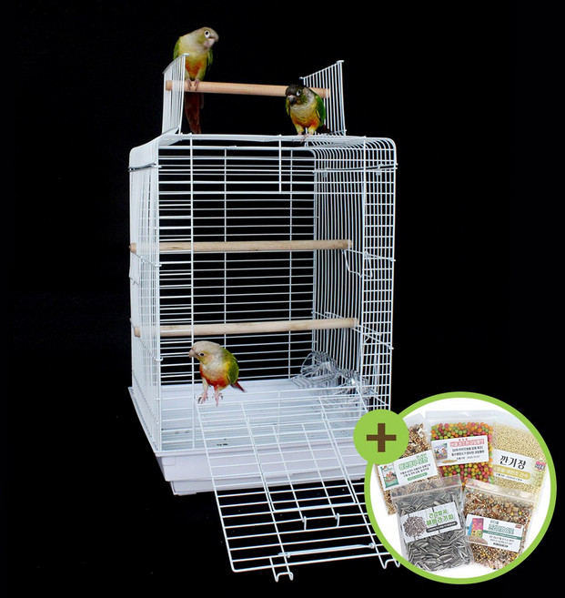 루프탑 중형새장 모란 왕관 코뉴어 새장 케이지 1901W