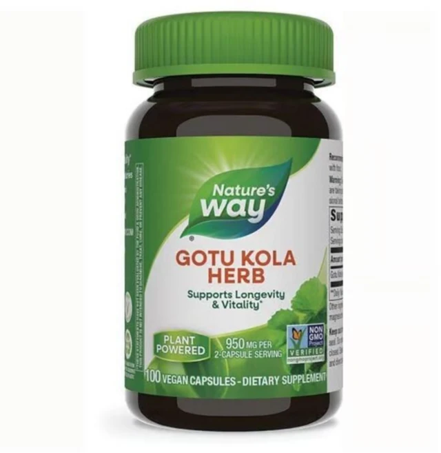 네이쳐스웨이 고투 쿨라 허브 950mg 베지테리안 캡슐, 100정, 1개 - 쿠팡