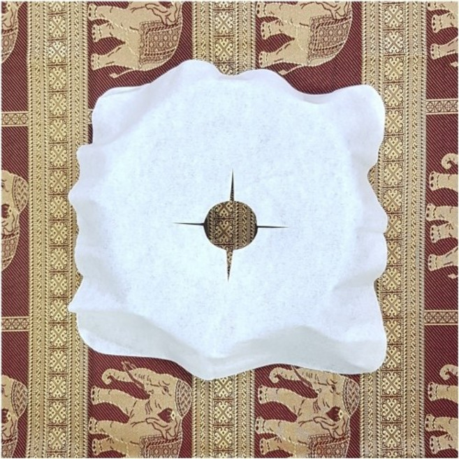 [로이스] 일회용 얼굴(페이스) 위생 커버 시트 얇은 타입 100매 실크처럼 부드럽고 질긴 비스코스 레이온 재질의 마사지 베개시트 경락베개커버