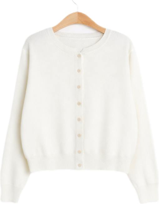 에이티 기본 베이직 니트 가디건 5color