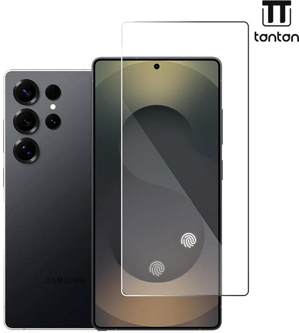 탄탄 갤럭시 풀커버 지문인식 강화유리 액정보호필름, 1개