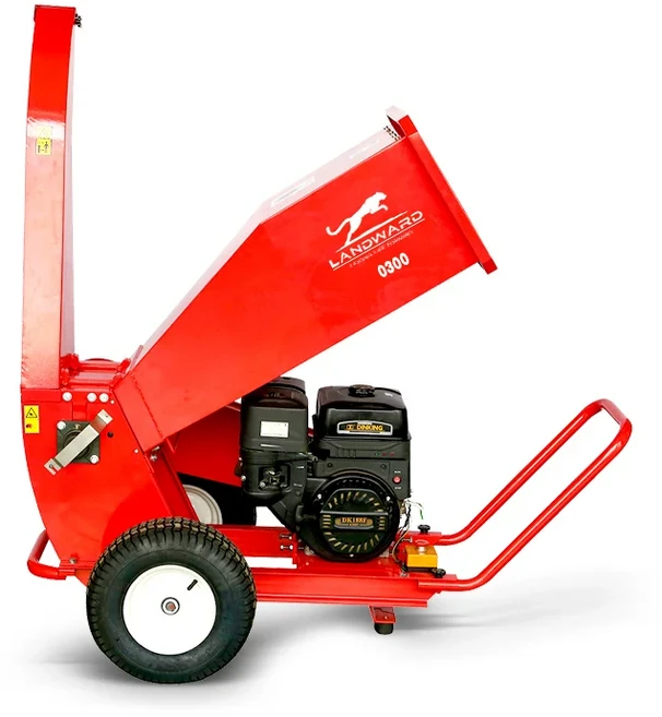 랜드워드 휴대용 치퍼 100mm 가지 치퍼 가정용 휘발유 나무 분쇄기 절단 용량 분쇄기 농장 멀처 맞춤 제작