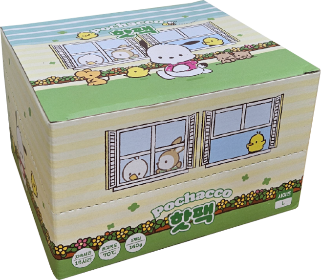 산리오 캐릭터즈 포차코 KC인증 국산 핫팩, 1박스