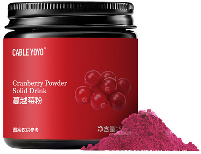 이슬빛 크랜베리 파우더 건조 천연 분말 유기농 크랜베리가루 베이킹, 1개, 50g