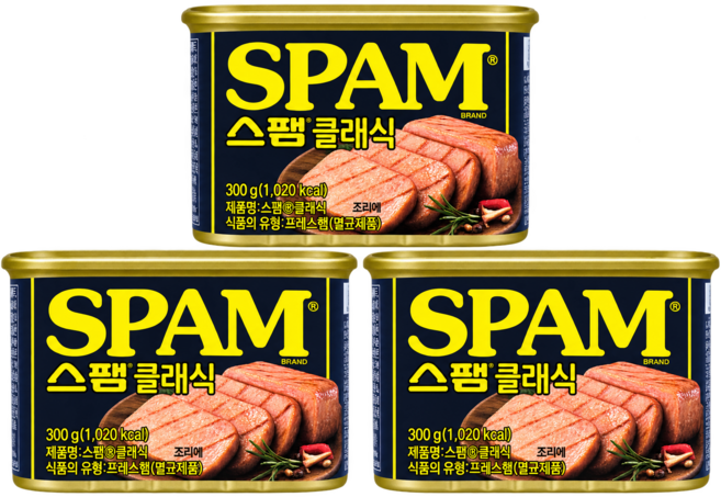 스팸 클래식, 3개, 300g