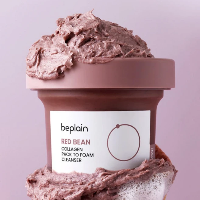 비플레인 팥 콜라겐 팩투폼 클렌저 (+5ml x 4ea), 1개, 100ml - 쿠팡
