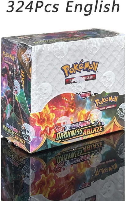 324/360개 영어판 TCG: 스칼렛 & 바이올렛 151 클래식 확장 부스터 박스 트레이딩 카드 36팩 선물, 15 Darkness Ablaze