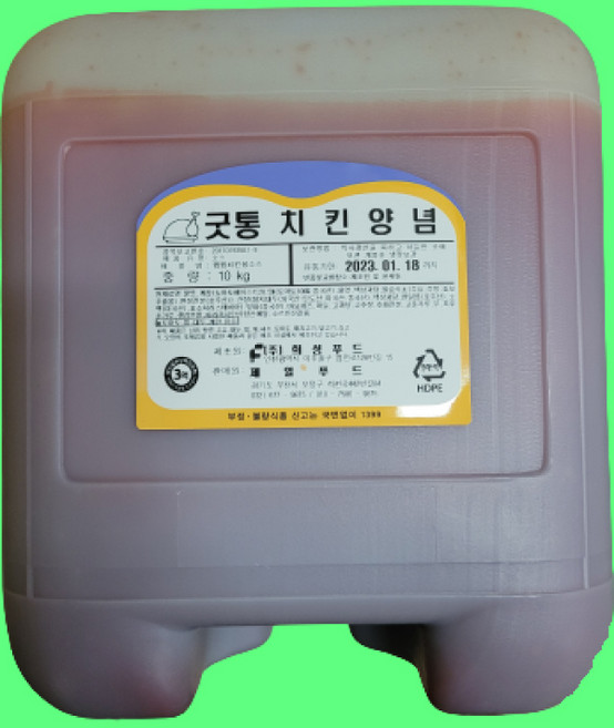 양념 통닭 소스 업소용 돈까스 소스 페리카나 - 치킨양념10kg 순한맛, 1개, 10kg