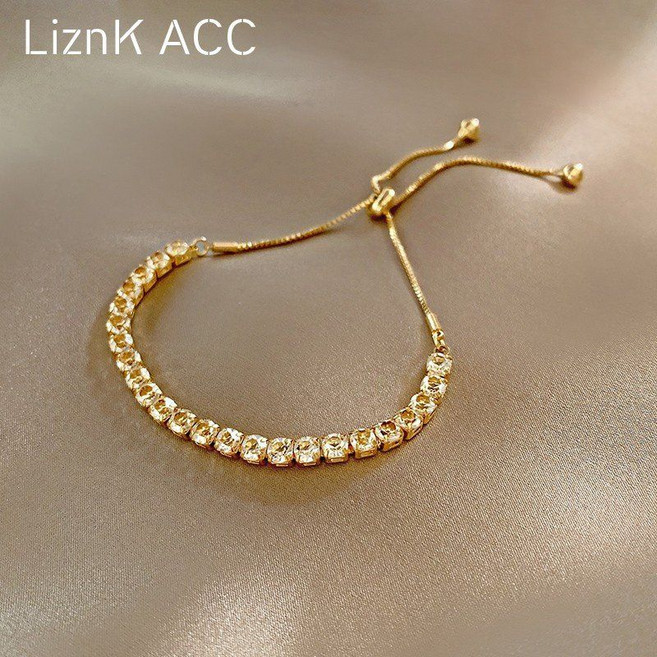 테니스 체인 팔찌 큐빅 힙합 지르코니아남녀공용 주얼리