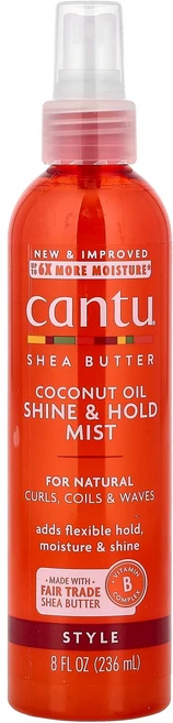 칸투 시어버터 코코넛 오일 샤인 & 홀드 미스트 236ml (8 fl oz) CTU-01006 - 쿠팡