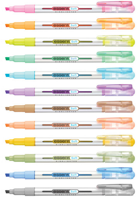 모나미 에센티 소프트 형광펜, 06-파스텔 퍼플 (1개 EA)