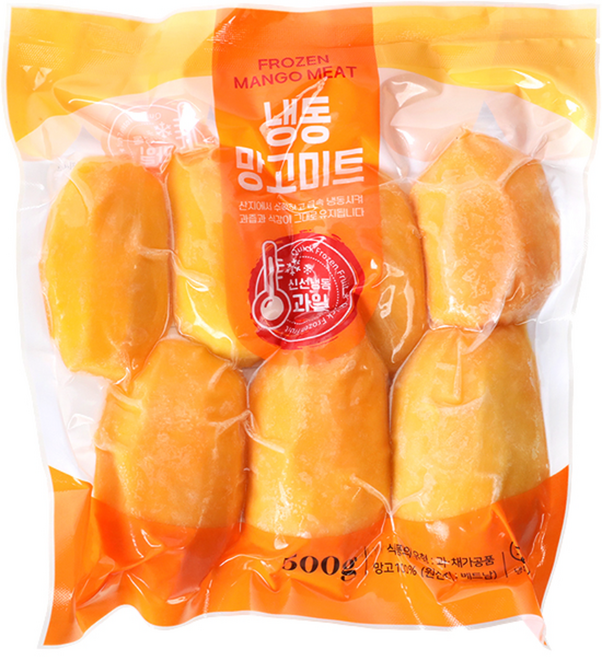 케이푸드_예람원 냉동과일 망고미트 500g, 6개