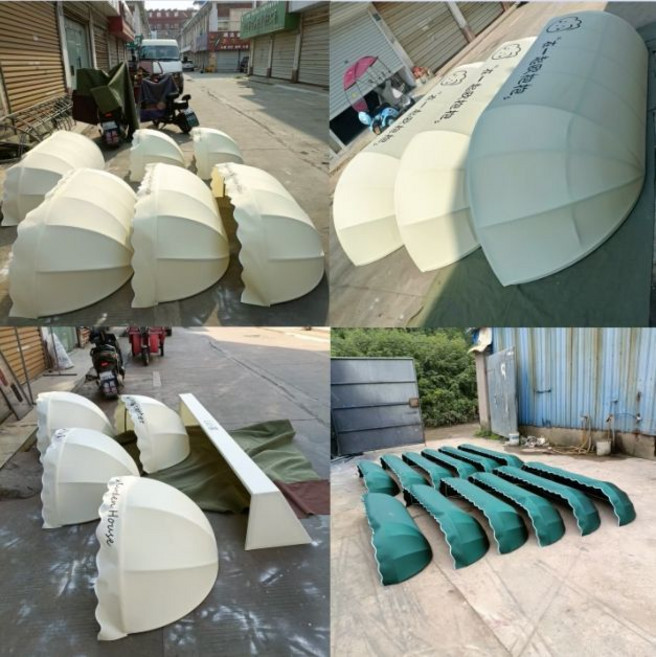 업소 매장용 어닝 캐노피 테라스 로고제작, 고정형 겨울참외 1