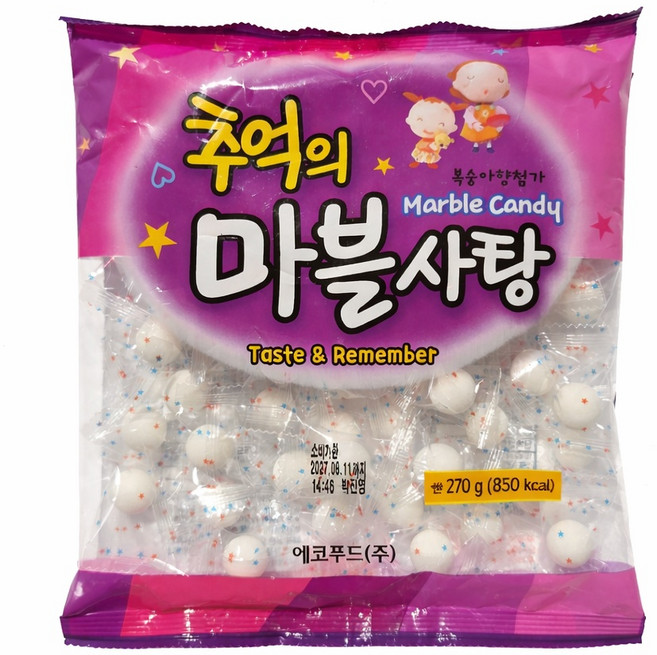 벅스웨이 추억의 마블사탕 300g, 270g, 3개